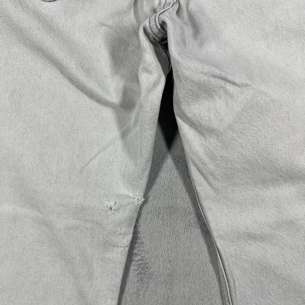 Levis 506 Jeans Mens 32(30)x32(30) White Distressed USA Vintage Straight Leg - Picture 16 of 16